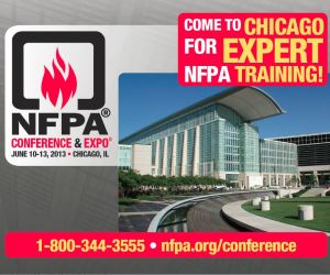 NFPA Conference and Expo, June 10-13, 2013. Chicago, IL.
