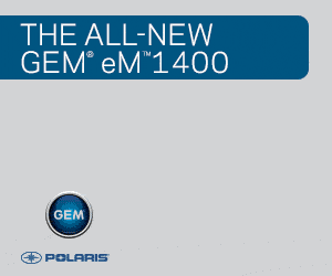 Polaris, The All-New GEM eM1400...Learn More
