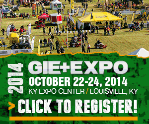 GIE+Expo, October 22-24, 2014, KY Expo Center, Louisville, KY. Click to Register! GIE+Expo 2014, Click to Register!