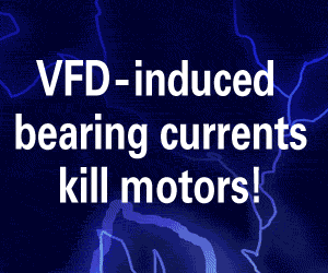 VDF-induced bearing currents kill motors! Shaft Grounding Rings protect bearings/motors from electrical damage. Click here to learn more about AEGIS.
