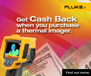 Fluke. Get Cash Back when you purchase a thermal imaager.