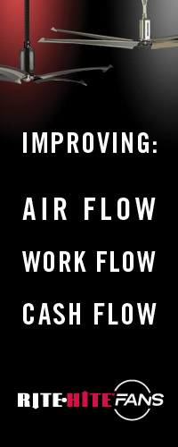 RiteHite Fans. Improving: Air Flow, Work Flow, Cash Flow. Click here >