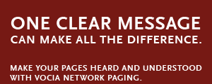 Make Your Pages Heard and Understood with Vocia Network Paging.
