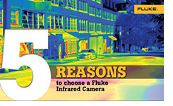 5 reasons to choose a Fluke Inrared Camera