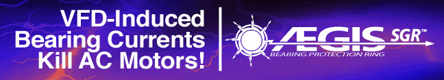 AEGIS SGR protects motors from harmful currents, extends motor life!