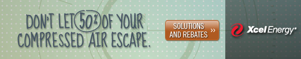 Don't Let 50% of your Compressed Air Escape. SOLUTIONS & REBATES >