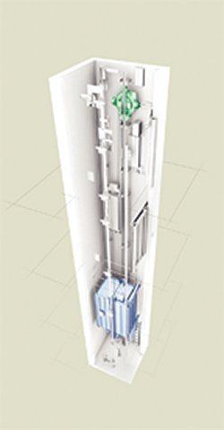Machine Room-Less Elevator: KONE Inc.