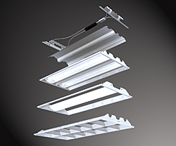Fluorescent Fixture: Cooper Lighting