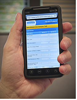 Web Calculator: Kimberly-Clark Filtration Products