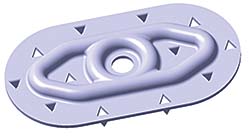 Plate For PVC Roof: Carlisle SynTec