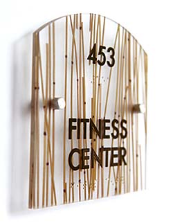 Interior Signage: 2/90 Sign Systems Inc.