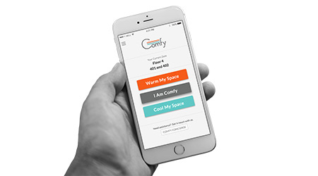 App Provides On-Demand Comfort: Comfy