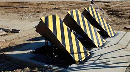 Security Barrier Stops Vehicles Cold: Delta Scientific