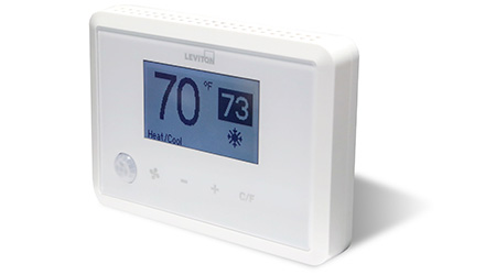 Thermostat Senses Occupancy: Leviton