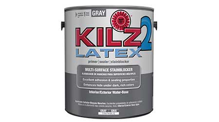 Gray Primer Helps Achieve Accurate Dark, Rich Topcoat: KILZ