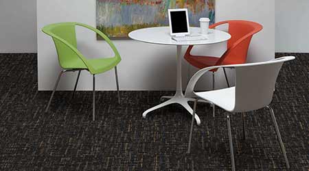 Resilient Textile Flooring Requires No Humidity Testing: TARKETT