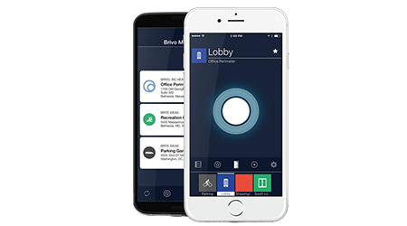 Mobile Credentials Use Existing Door Readers: Brivo