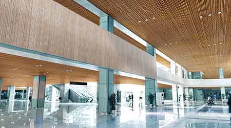 Ceiling Panels: Smith & Fong Co.