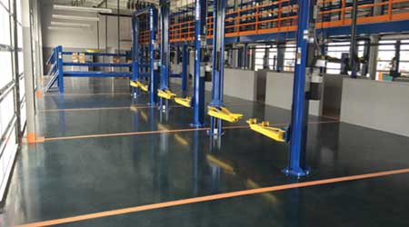 UV-cured Concrete Coating: Niagara Machine