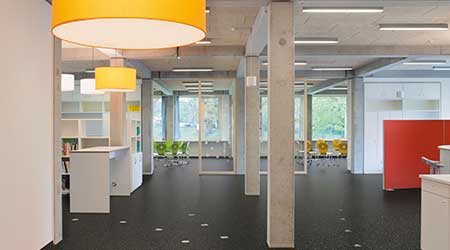 Rubber Flooring Line: nora systems