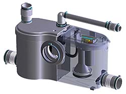 Upflush Toilet System: SFA Saniflo U.S.A.