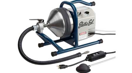 Counter-Top Drain Cleaner Features Variable Speed Options: Electric Eel Manufacturing Co.