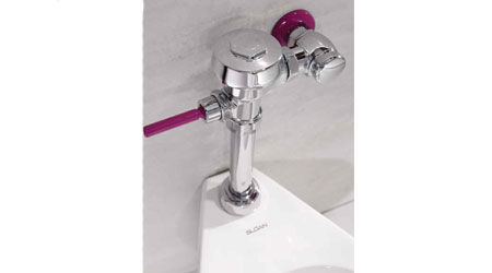 Reclaimed Water Flushometer Withstands Harsh Water Conditions: Sloan Valve Co.