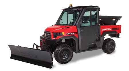 Utility Vehicle Attachments Available for Landscaping, Snow Removal: Gravely
