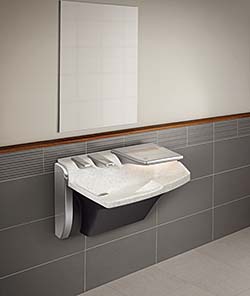 Lavatory system: Bradley Corp., Washroom Accessories Div.
