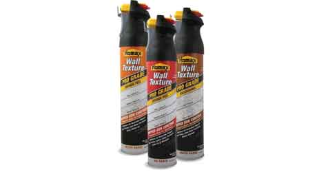 Wall Texture Provides Invisible Wall Repairs for Array of Surfaces: Homax