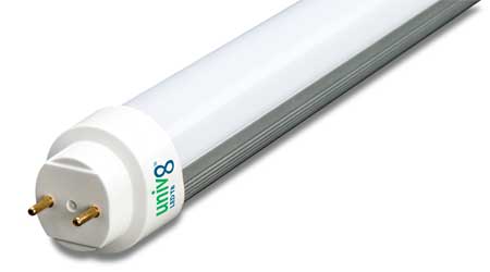 T8 LED Lamp Works With or Without Ballast: Forest Lighting