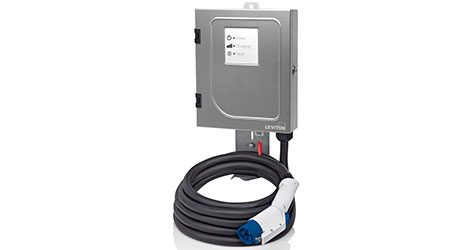 Charging Station Delivers up to 7.7 Kilowatts of Power: Leviton