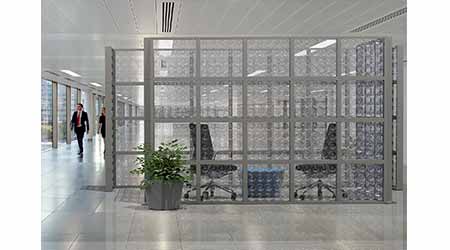 Sound-Blocking Panel System Keeps Conversations Private: pinta acoustic inc.