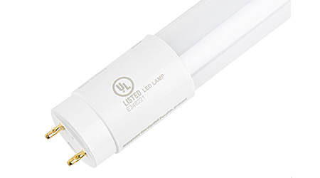 LED T8 Tube Lasts Longer than Comparable Fluorescent Tube: 