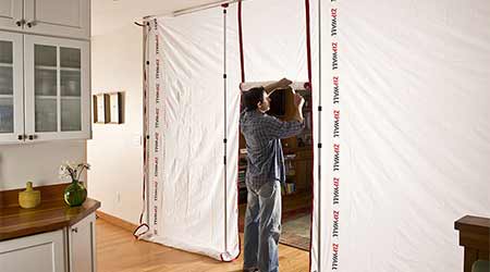 Environmentally Sustainable Dust Barrier System Provides Reusable Alternative: ZipWall