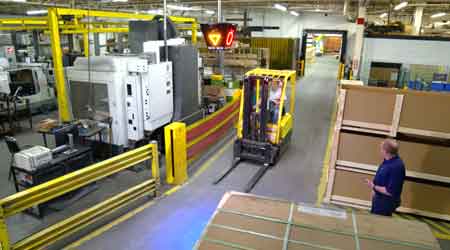 Light Communication System Alerts Workers to Approaching Traffic: Rite-Hite