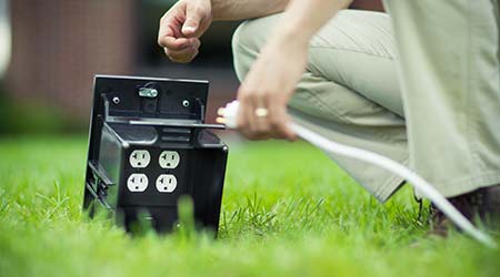 Outdoor Power Solutions Provide Safe, Convenient Electrical Connections: Legrand