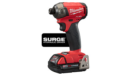 Hydraulic Driver Operates with Less Noise, Vibration: Milwaukee Tool