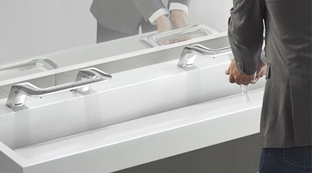All-in-one Washbar: Bradley Corp.