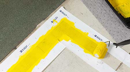Floor-marking stencils: Brady Co.