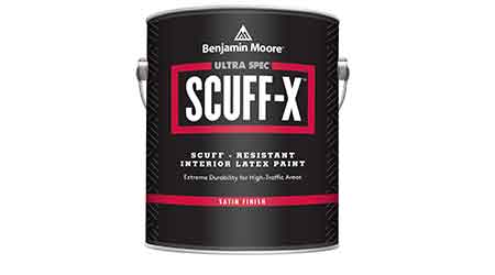 Interior latex paint: Benjamin Moore