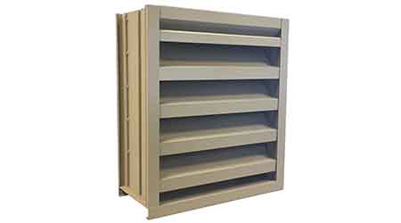 Stationary louver: Ruskin