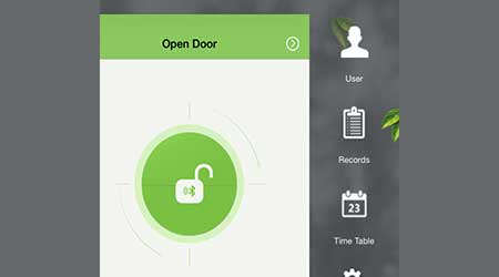 Fingerprint door lock: ZKAccess