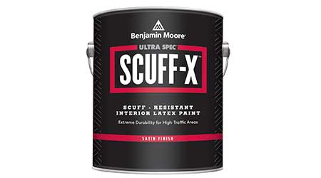 Interior latex paint: Benjamin Moore
