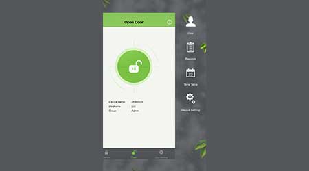 Fingerprint door lock: ZKAccess LLC