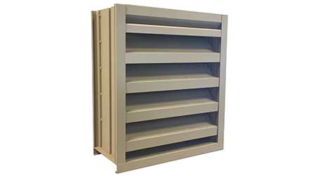 Stationary louver: Ruskin