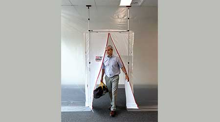 Magnetic Door: ZipWall