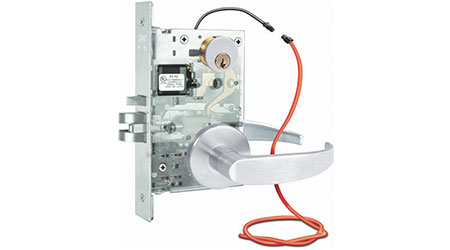 Electrified mortise lockset: Security Door Controls