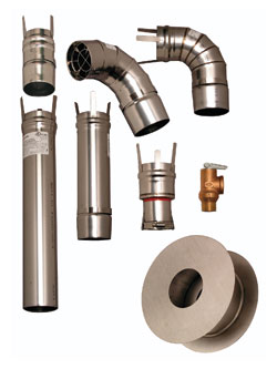 Water-Heater Venting Kits: Rheem Water Heating