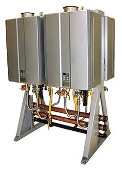 Tankless Rack System: Rinnai America Corp.